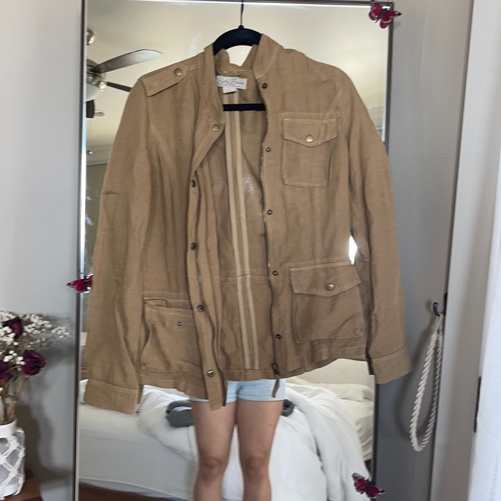 tan jacket